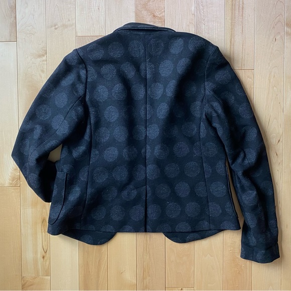 Gap wool-blend polka dot academy blazer - Picture 2 of 5
